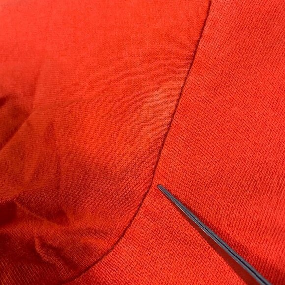 Nautica Competition T-shirt 2XL Orange Vintage Made in USA Spellout - Picture 6 of 9